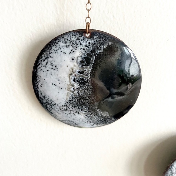 Phases of the Moon Enamelled Wall/Window Hanging/Chimes - Picture 7 of 15
